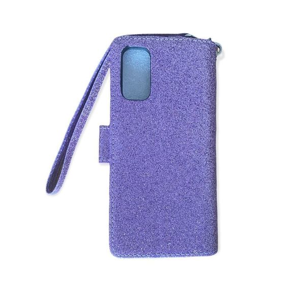🆕 2/$10☀️ Samsung Galaxy 6.2 Purple Wallet Phone Case - Picture 5 of 11